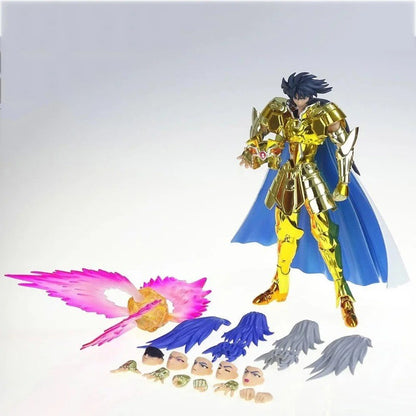 EM ESTOQUE CS Modelo Saint Seiya Myth Cloth EX Sagitário Aiolos/Capricórnio Shura/Gêmeos Saga/Libra Dohko Boneco de Ação