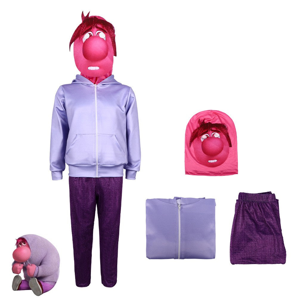 Anime Movie Inside out 2 Joy Cospaly Costume Envy Anxiety Ennui Cos Outfits For Adult Kids Halloween Stage Performance Costume