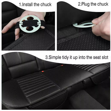 Four Season Rear Back Car Seat Cover PU Leather Seat Cushion Universal Breathable Seats Cover Protector Pad Interior Accessories