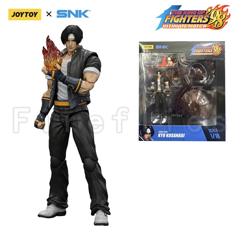 1/18 JOYTOY Action Figure SNK KOF 98UM Hero Team Kyo Kusanagi Goro Daimon Benimaru Nikaido Anime Model Toy