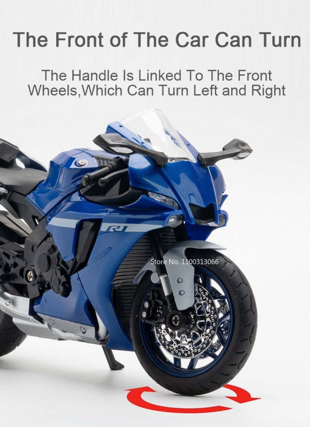 Modelos de Motocicletas 1:12 Honda CB400F R1 Carros de Brinquedo com Luz Musical Direção de Roda Miniatura de Motocicleta Ornamento de Mesa de Escritório