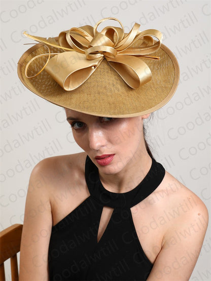 Wedding Mesh Fascinators for Women Tea Party Hat Kentucky Derby Headpiece Feather Fancy Hats Wedding Church Hatinator Headband