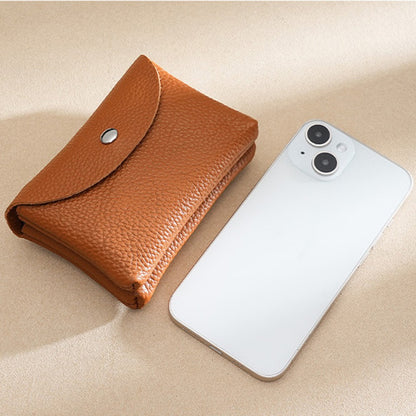 Fashion Luxury Leather Coin Purse Custom Name Woman Man Business Zipper Card Wallet Engrave Initials Card Holder Wedding Gift