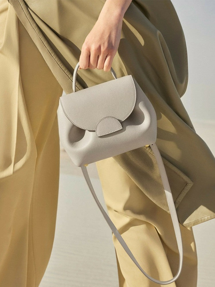 French Style Niche Fashion Crossbody Top Handle Bag Women Pu Leather Casual Daily Luxury Handbag Adjustable Shoulder Strap Y2k