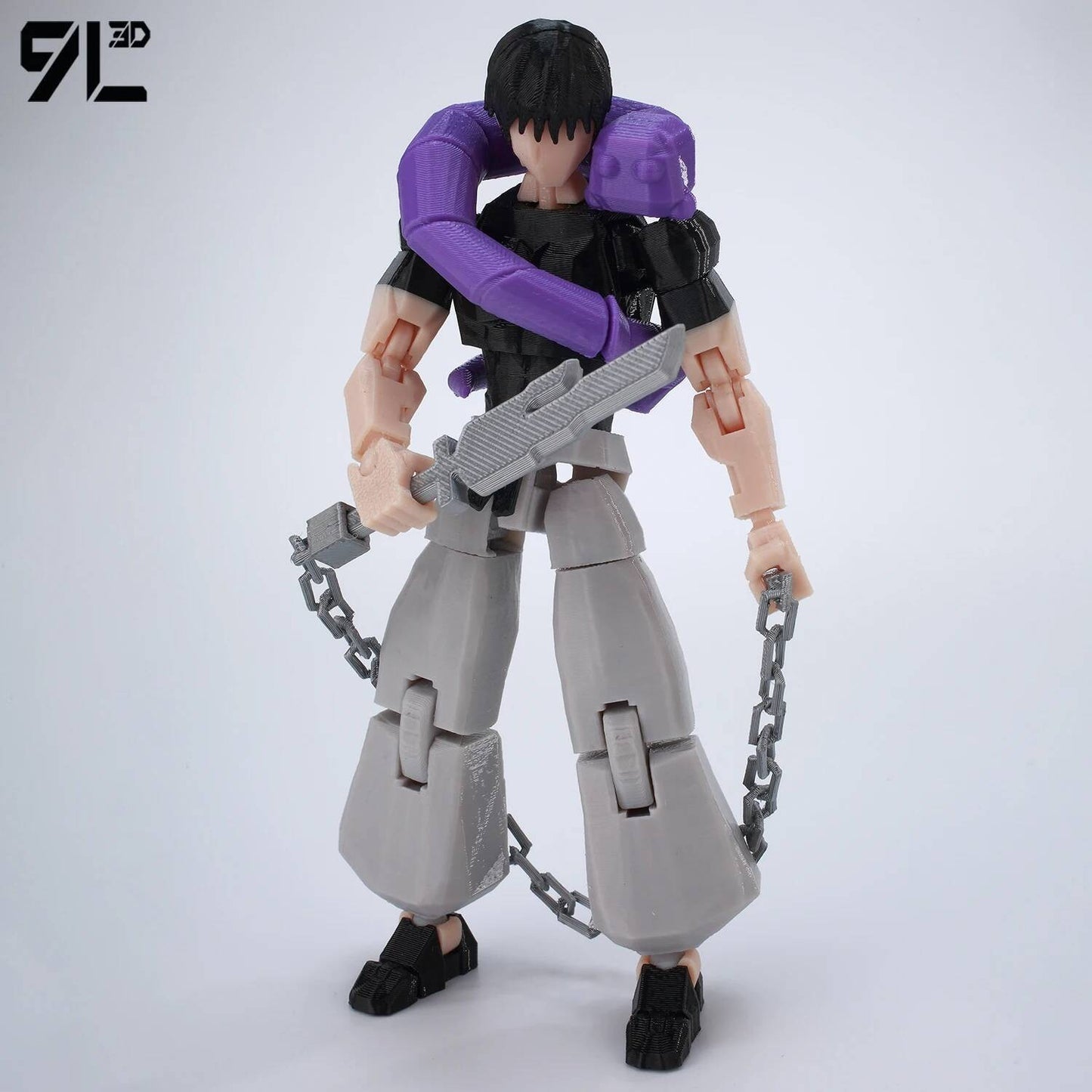 9L3D Anime Impresso Jujutsu Kaisen Sukuna Yuji Yuta Satoru Gojo Bonecos Sorte Dummy 13 Articulados para Modelagem Brinquedos Manequins