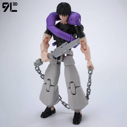 9L3D Anime Impresso Jujutsu Kaisen Sukuna Yuji Yuta Satoru Gojo Bonecos Sorte Dummy 13 Articulados para Modelagem Brinquedos Manequins
