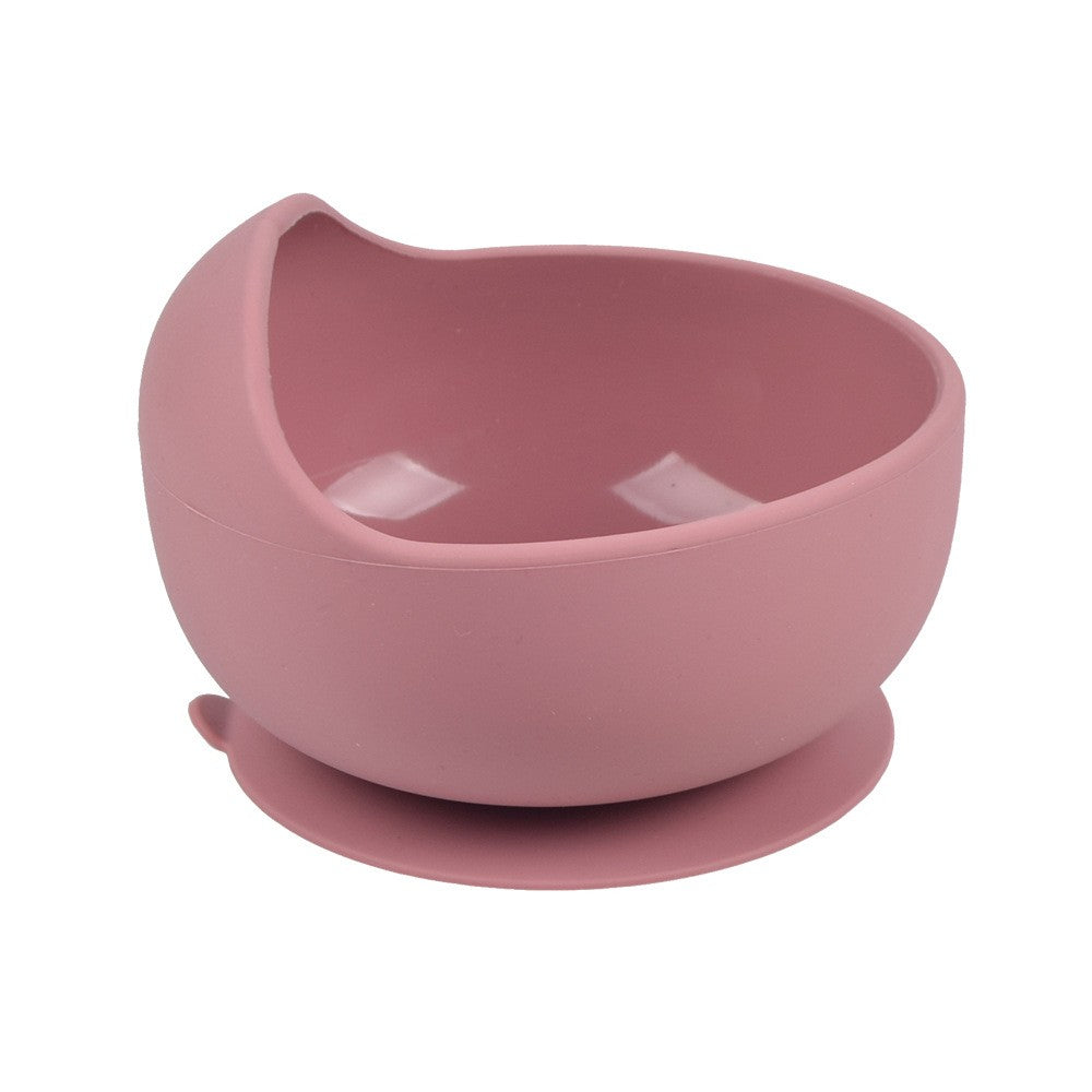28Colors Baby Silicone Suction Bowls for Kids Waterproof Baby Feeding Tableware Spoon Children Dishes Kitchenware Infant Plates