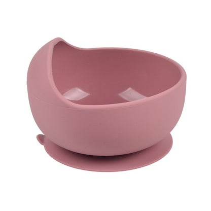 28Colors Baby Silicone Suction Bowls for Kids Waterproof Baby Feeding Tableware Spoon Children Dishes Kitchenware Infant Plates