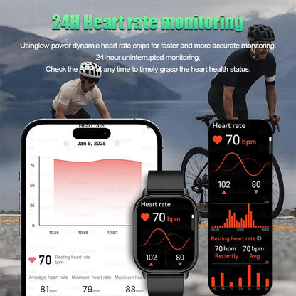 2025 Military GPS Smart Watch Men Flashlight Compass Waterproof Outdoor Sports Tracker Bluetooth Call Smartwatch For Android IOS