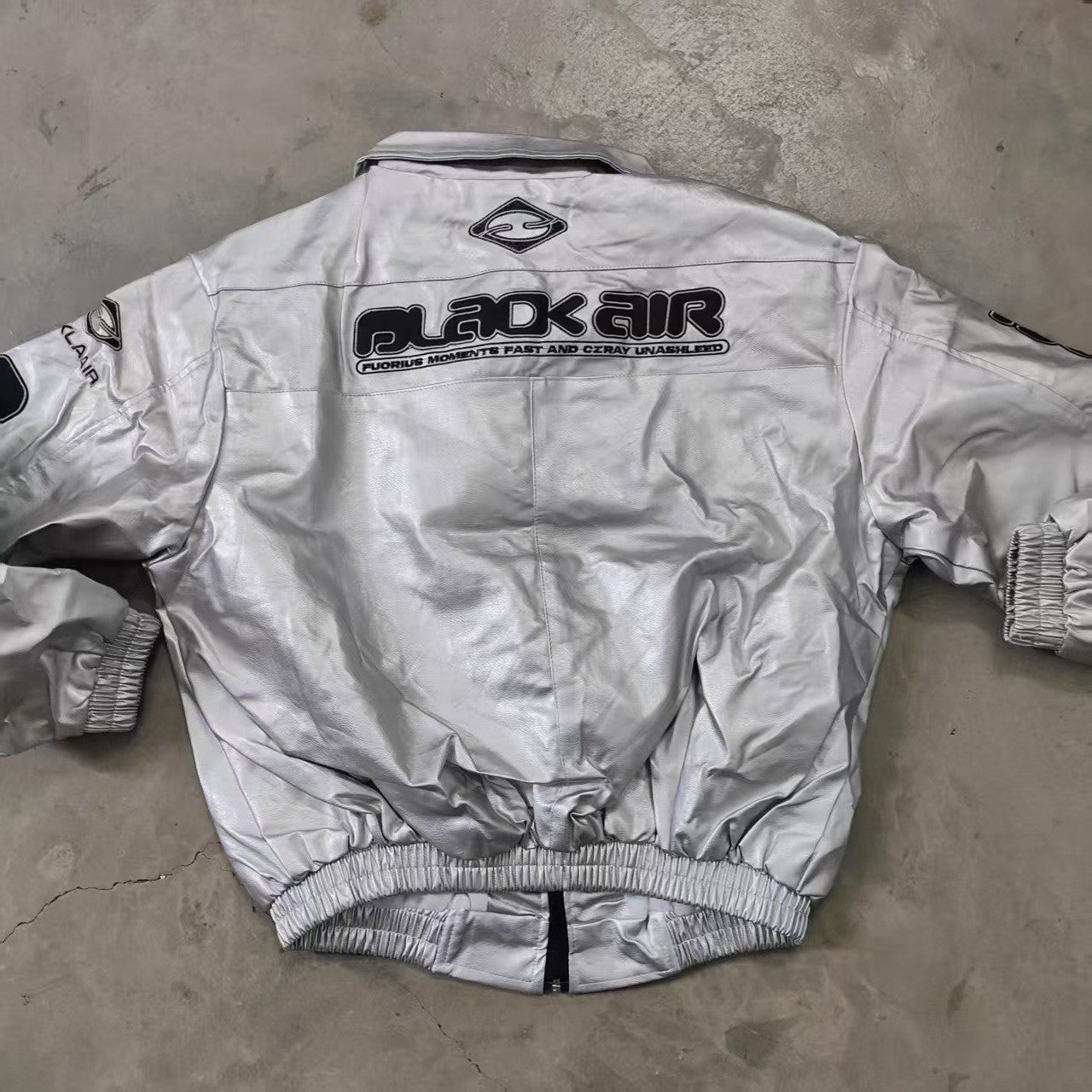 New Motorcycle Leather Jacket Men Bomber Pilot Retro Loose Pu Short Coat Fashion Casual Streetwear Multi Pocket Trend Outwear