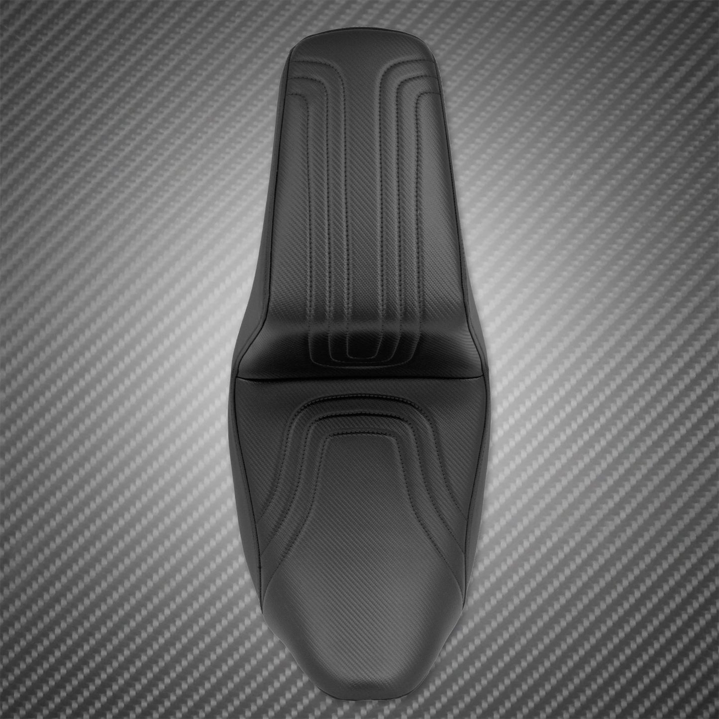 Assento de motocicleta bipartido para piloto e passageiro Harley Touring Street Glide Road King FLTR FLHT FLHR 2009-2023