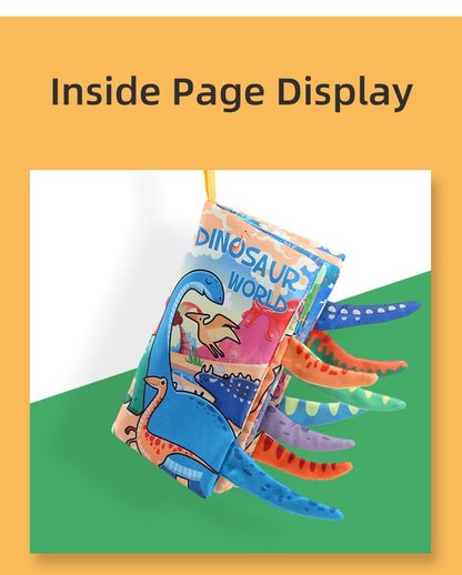 Baby Cloth Book Baby Toys 0-3 Year Old Infant Early Education Toys 6 Pages Cloth Book