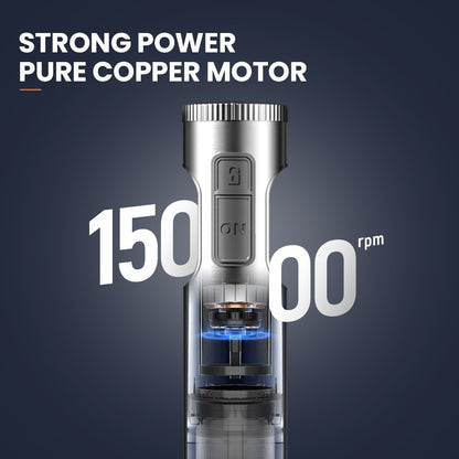 Liquidificador de Imersão Manual 4 em 1 ROUNY 1000W Potente, Mixer de Alimentos em Aço Inox, Copo Medidor de 700ml, Processador de 500ml, Batedor de Claras
