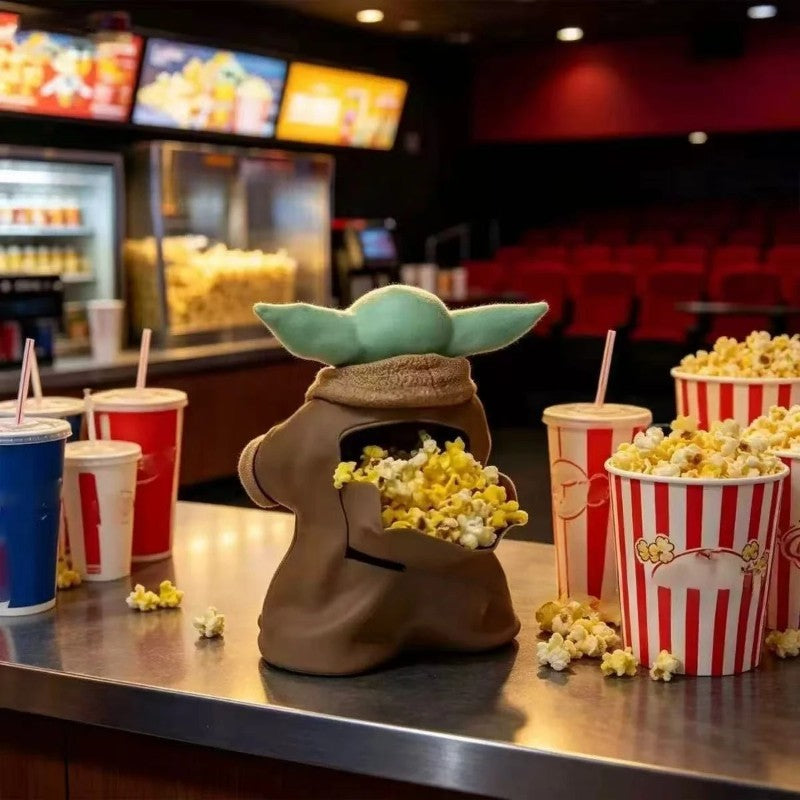Super New Star Wars Mandalorian Boba Stormtrooper Yoda Shaped Popcorn Bucket Anime Peripheral Ornaments Toys Gift