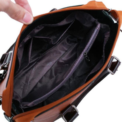 Women Composite Tassel Bag Luxury Leather Purse Handbags Famous Brands Designer Top-Handle Female Shoulder Bag 4pcs/set