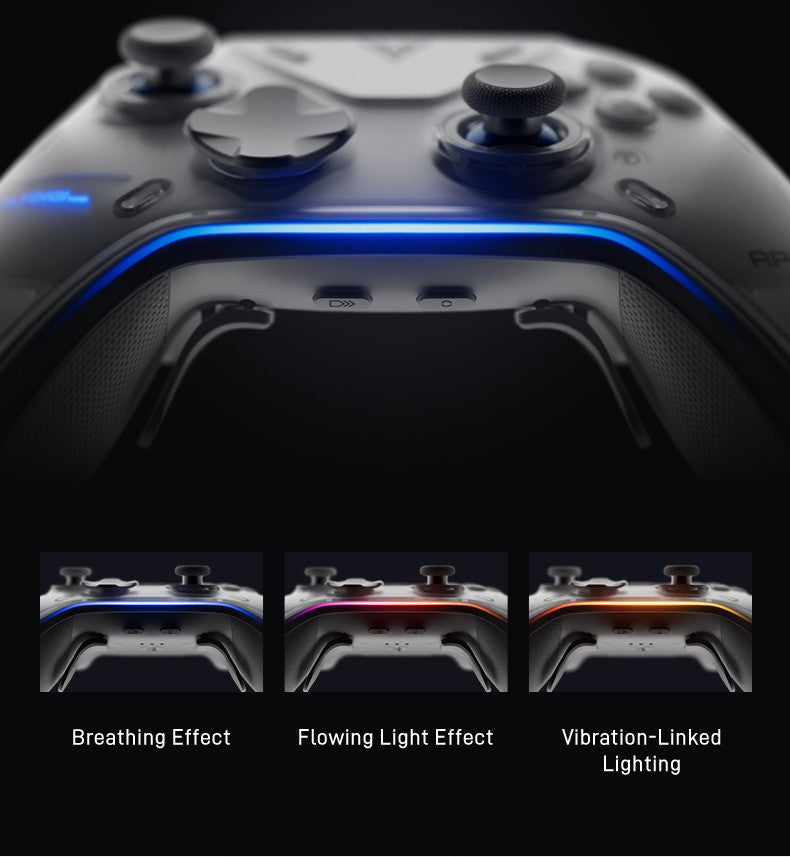 Flydigi Apex 5 Controller Gamepad Wireless Gamepad for PC /Switch/Phone/TV/Tablet Computer, Charging Dock with Cool RGB Screen