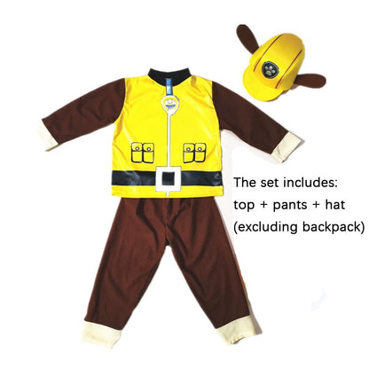 Anime Dog Patrol Kids Cosplay Costume Marshall Chase Skye Zuma Rubble Children Tops Pants Patrol Uniform Halloween Costume