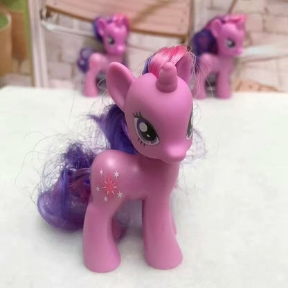 Genuine Hasbro My Little Pony Kawaii Twilight Sparkle Presente de Aniversário Decoração de Mesa Brinquedos Modernos de Desenhos Animados de Anime para Coleção de Meninas