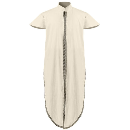 Long Tunic Jerkin Vikings Men's Tarbard Surcoat Medieval Renaissance Costume Shirt Coat Vest Outfit Tabard Costume For Adult