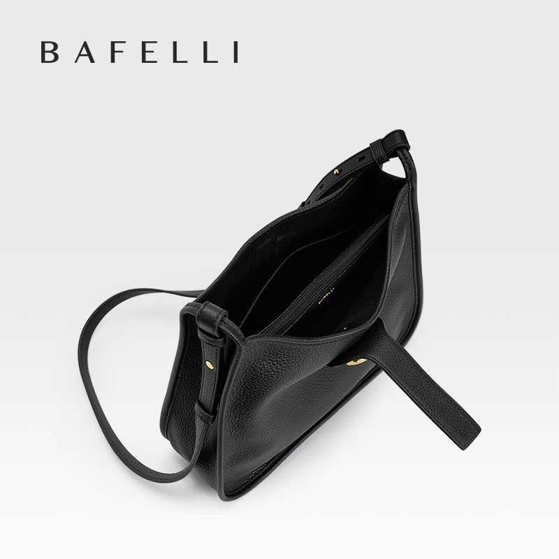 BAFELLI New Women's Natural Cattle Leather Bucket Bag - Versatile & Chic Shoulder & Crossbody