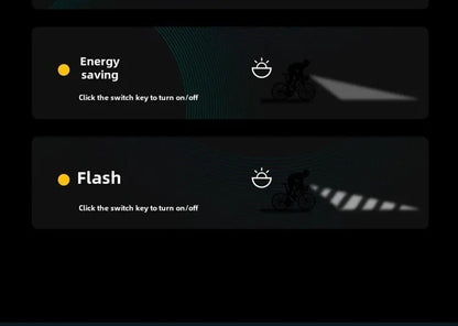 BUCKLOS Bicycle Front Light 18650 Battery Type-c Rechargeable Bike Headlight Powerful Handlebar Flashlight Cycling Highlights