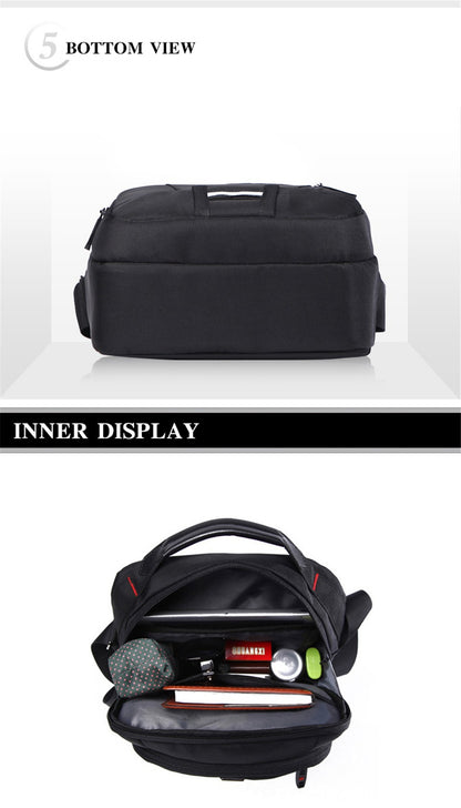 Swiss Waterproof Oxford Men's Messenger Bag Multifunction Business Casual Briefcase bag Travel Male Shoulder Bag Fashion Handbag