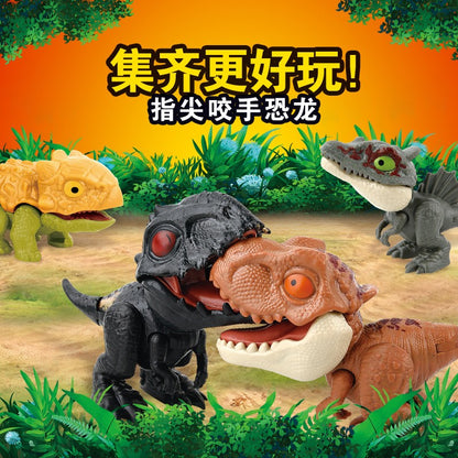 Caixa Surpresa Engraçada de Dinossauro Que Morde o Dedo, Brinquedo Infantil, Modelo de Animal de Desenho Animado, Presente para Meninos, Dinossauro de Simulação por Atacado