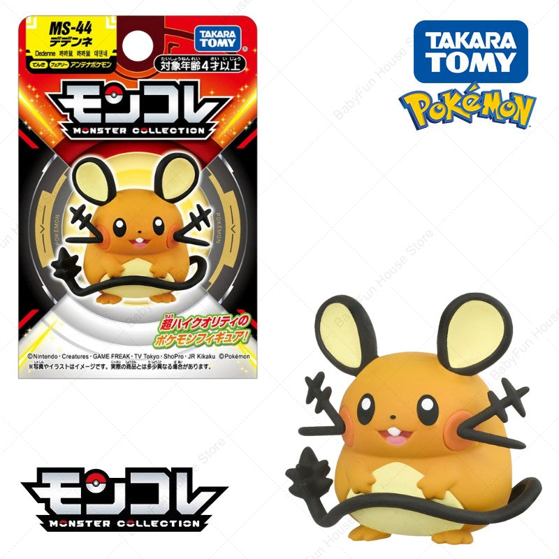 Original Takara TOMY Pokemon Ditto Jigglypuff Figure Toy Dedenne Slowpoke Mega Gyarados Lucario Gengar Anime PVC Model Doll Gift