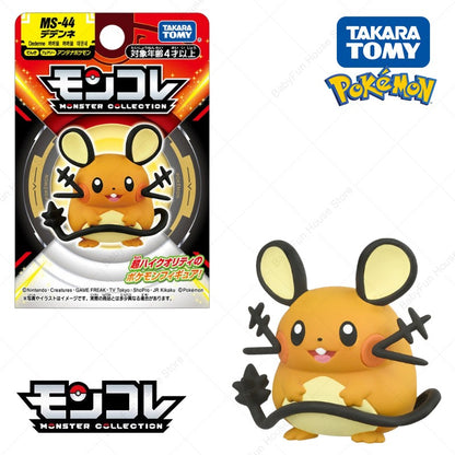 Original Takara TOMY Pokemon Ditto Jigglypuff Figure Toy Dedenne Slowpoke Mega Gyarados Lucario Gengar Anime PVC Model Doll Gift