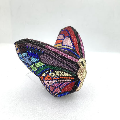 Women Butterfly Gems Evening Minaudiere Clutch Bags Women Crystals Purses and Handbags Bridal Wedding Purse Luxury Clutch Bag
