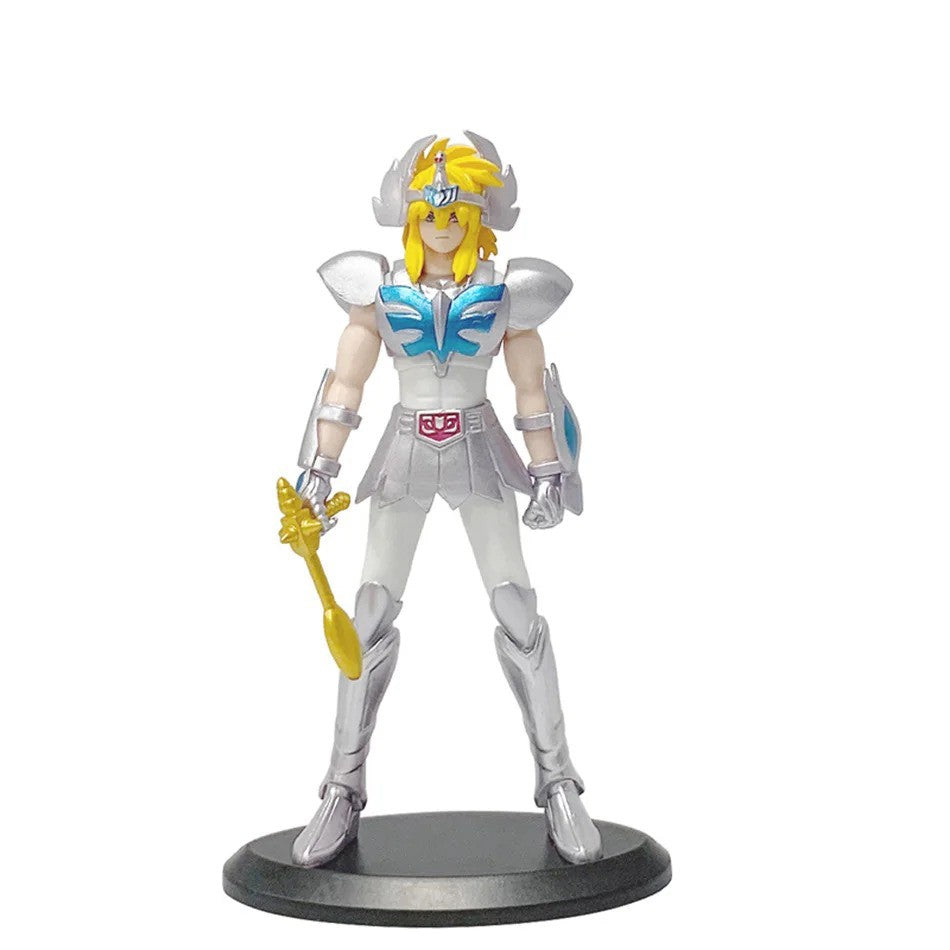 Saint Seiya Action Figurine Ikki Hyoga Seiya Shiryu Standing Myth Cloth Knights of The Zodiac Figures Model Toys Children's Gift
