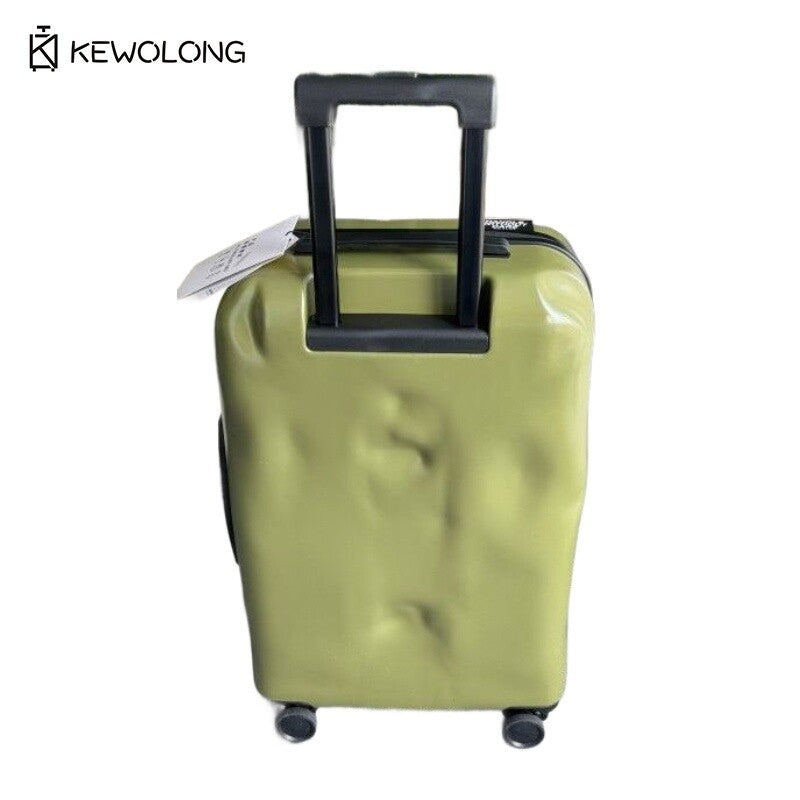 Crash luggage Italy Design Broken Zipper Suitcase With TSA Lock Zshow Brand Vintage Grunge Luggage