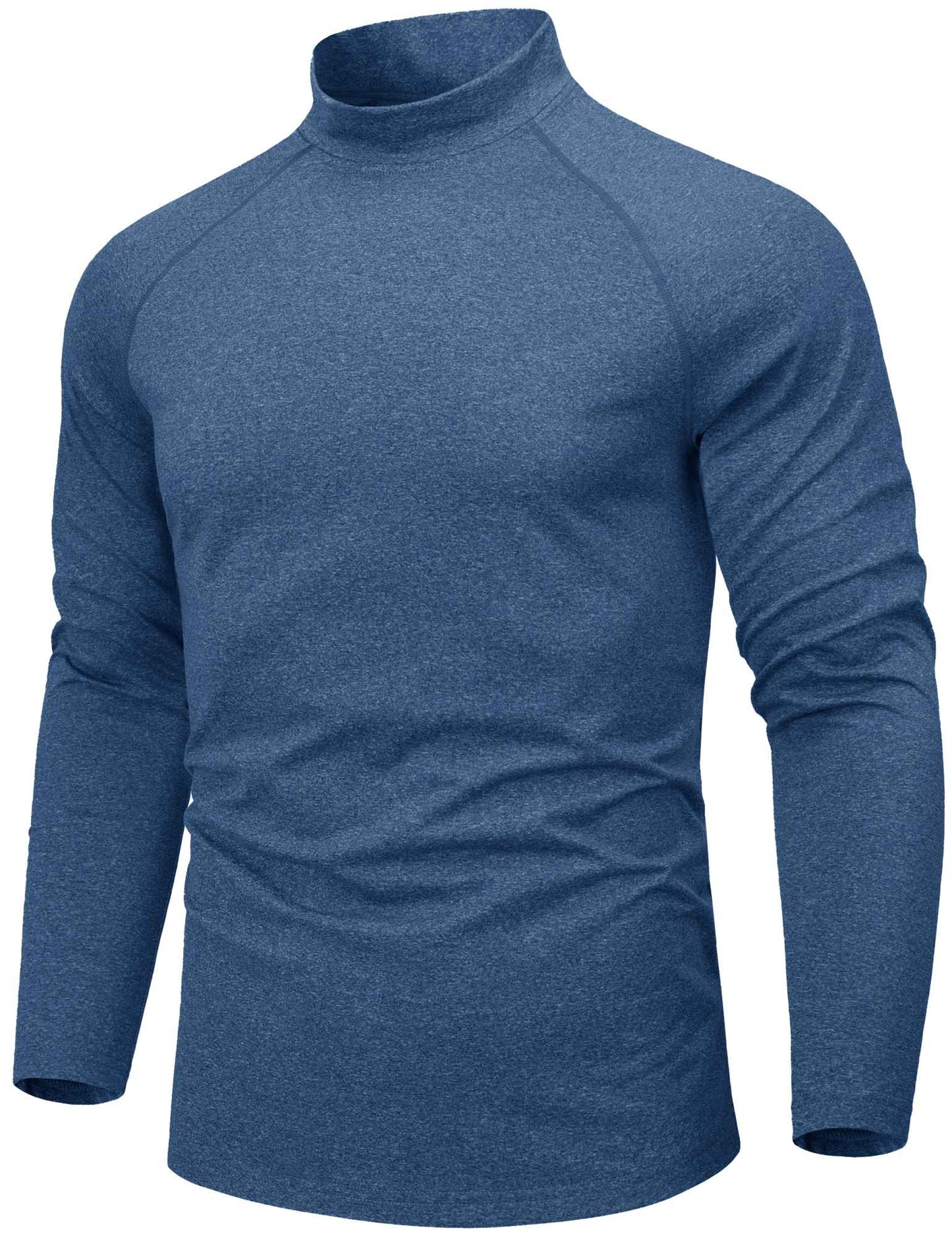 TACVASEN Men's Thermal Shirts Long Sleeve Micro-fleece Fleece Lined Base Layer Undershirts Athletic Warm Winter Workout Top