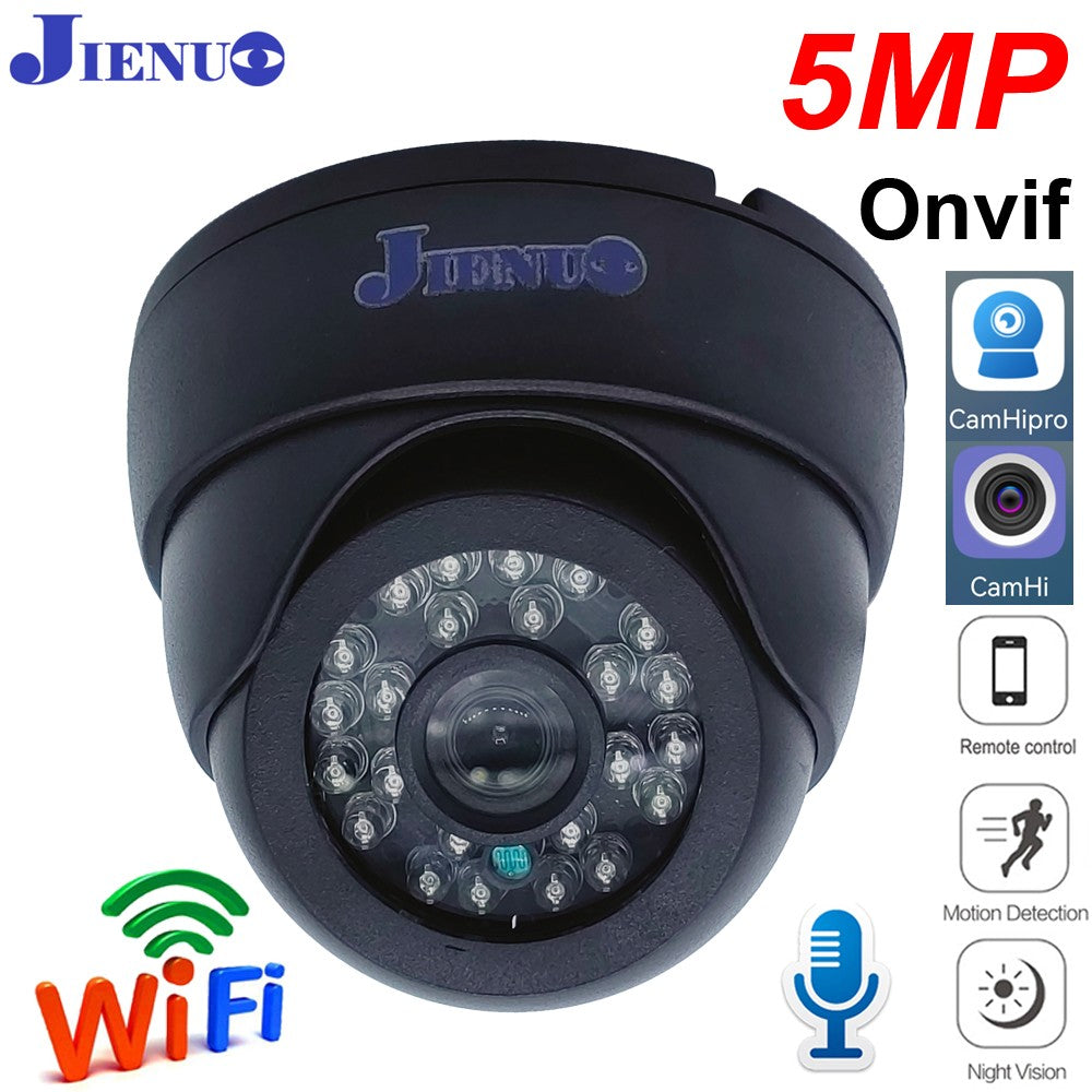 5MP 1080P Wifi IP Camera Dome Indoor Cctv Security Surveillance NightVision Infrared  Video Wireless Home Cam Onvif CamHipro