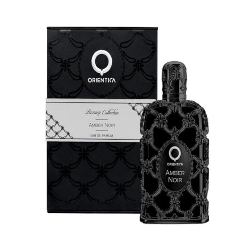 Orientica Amber Noir Eau De Parfum com Notas de Figo, Elemi e Sândalo – Uma Fragrância Amadeirada Ambarada Ousada e Sofisticada para Homens e Mulheres