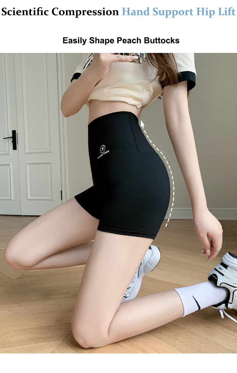 2023 Summer Sports Yoga Shorts Women Letter Embroidery Biker Shorts Women High Waist Casual Streetwear Elastic Female Underwear