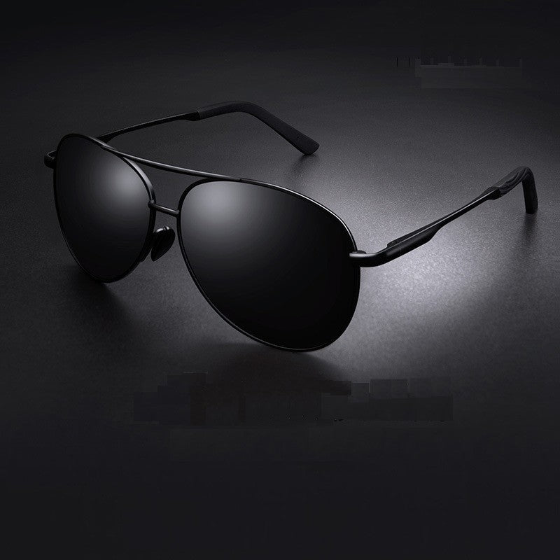 Óculos de Sol Polarizados Masculinos com Armação de Metal para Aviação Cores Variadas Óculos de Sol Masculino Piloto Visão Noturna e Diurna para Dirigir