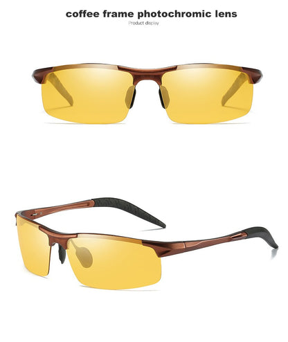 Top Anti-glare Day Night Vision Glasses For Driving Men Polarized Sunglasses Photochromic Driver Goggles Glasses zonnebril heren