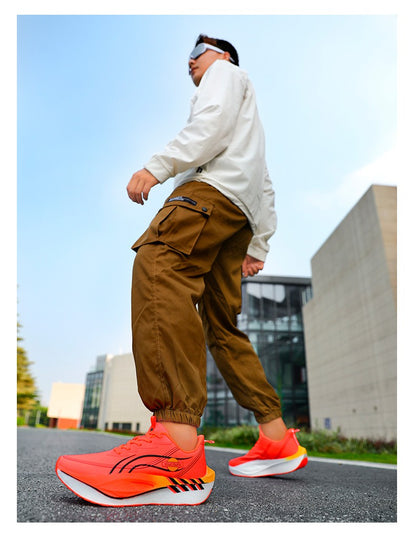 Running Shoes Casual Carbon Board Marathon Men Sports Tenis Air Breathable Women's Comfortable Athletic Nonskid Leisure Sneakers