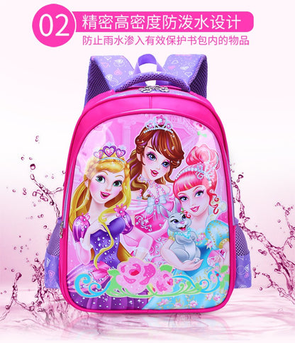 Disney princess Children cartoon primary bag for school reduction bag girl boy 1-3 grade Frozen Elsa bag for school kid backpack