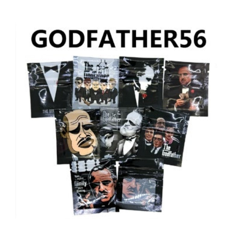 10PCS 0.5G 5x6cm Small Cartoon Storage Bag Reusable Product Ziplock Pouches Mini Smellproof Mylar Bags Plastics Aluminium Pouch