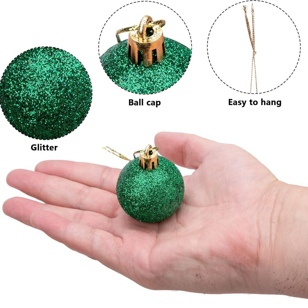 Hallowmas Decoration Balls Christmas Tree Hanging Ornaments Halloween Shiny Ball Festival Family Party Decorations