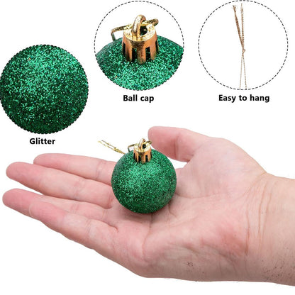 Hallowmas Decoration Balls Christmas Tree Hanging Ornaments Halloween Shiny Ball Festival Family Party Decorations
