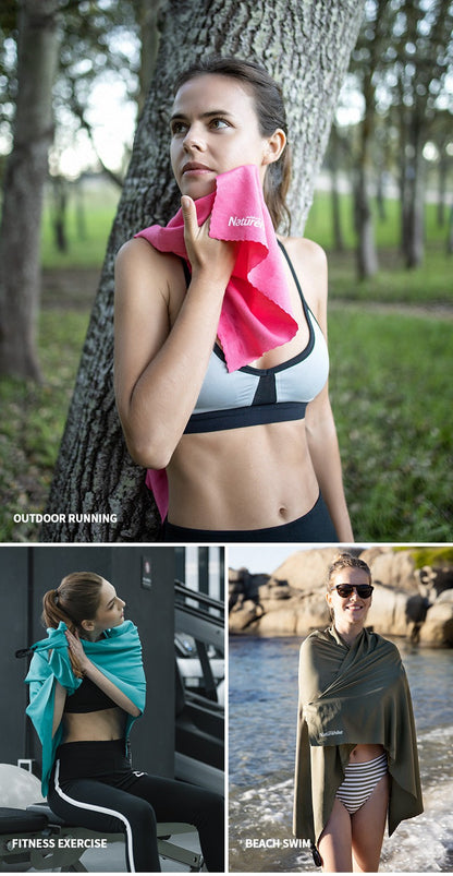 Naturehike Quick Drying Towel Ultralight Breathable Portable Bath Swimming Gym Bath Fitness Towel Outdoor Beach Swimming Towels