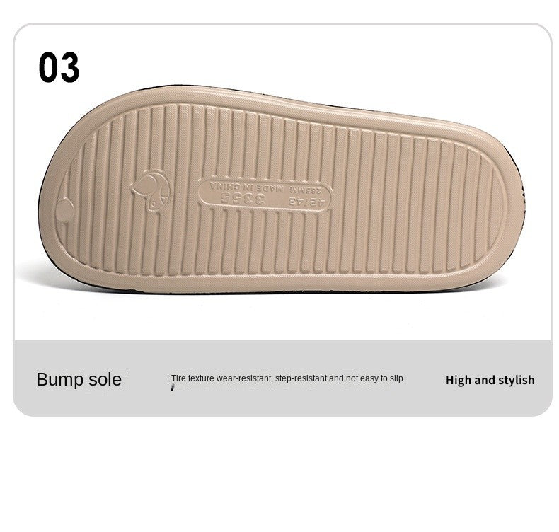 Summer Hole Shoes Men Wear Casual Fashion Non-slip Portable Sports Sandals Beach Step on Toe Breathable Slippers for Men Outdoor