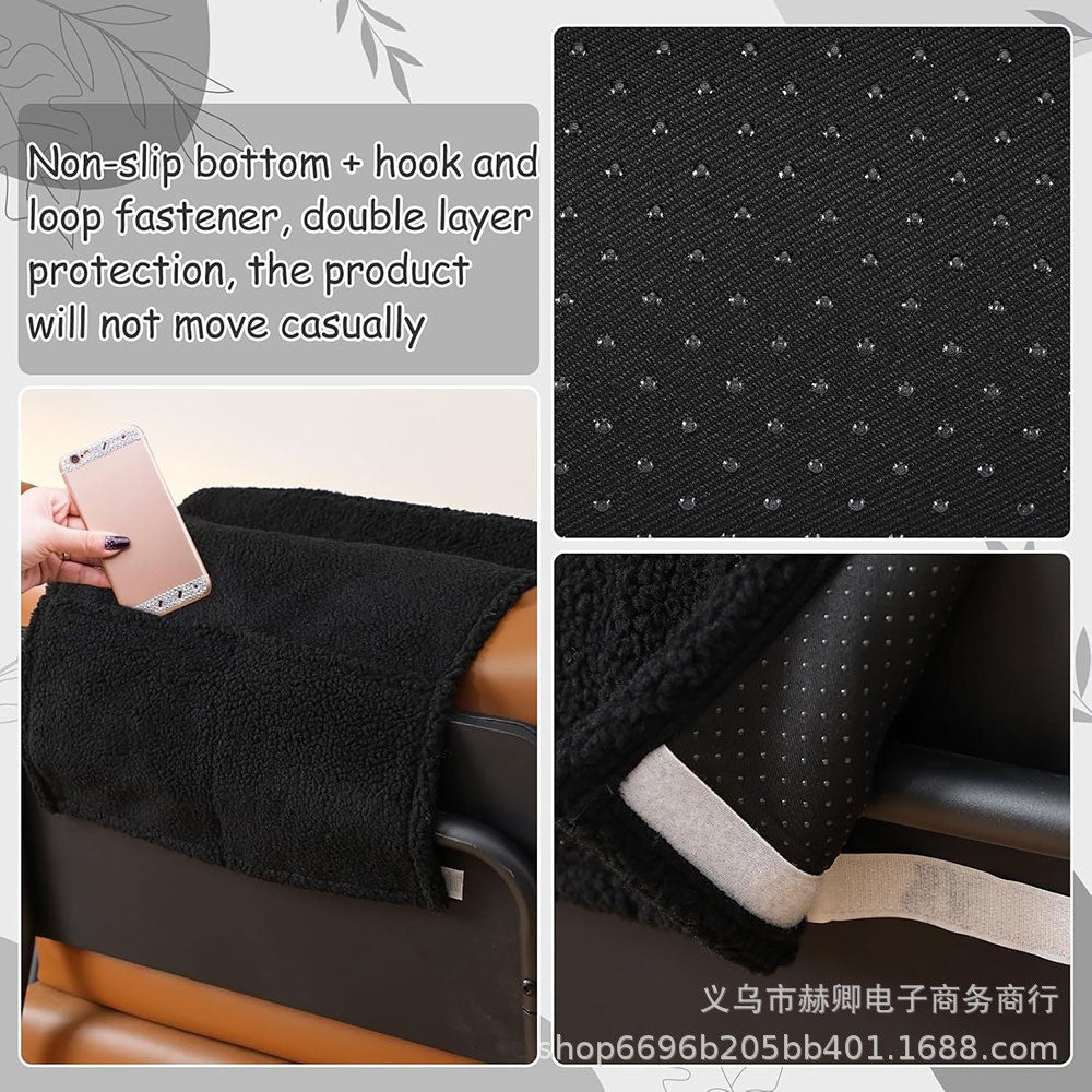 Recliner Pillow Neck Support Adjustable with Storage Pocket Sofa Cervical Spine Support Pillow for Travel and Home Sofa Armchair