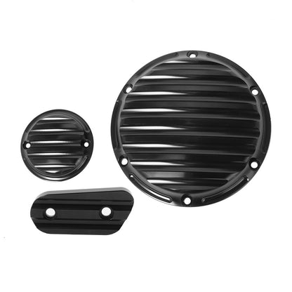 Tampa de Inspeção de Embreagem de Temporizador de Derby de 6 Furos para Motocicleta Harley Sportster Iron XL883 XL1200 Seventy Two