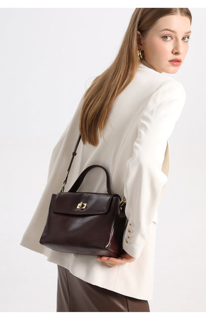 Women Cowhide Genuine Leather Tote Bag Lady Designer Luxury Soft Leather Handbag Fashion Crossbody Bags Female Shoulder Handbag