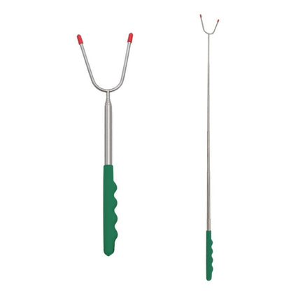 Telescopic BBQ Forks Marshmallows Roasting Sticks Stainless Steel Extendable Hot Dog Sausages Skewers Barbecue Tools