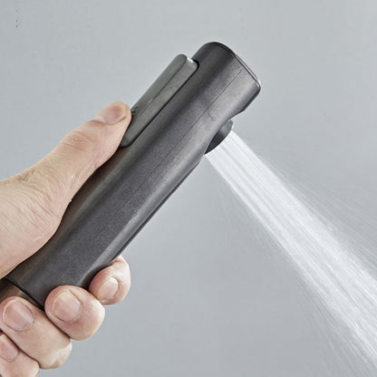 Chuveiro Moderno Completo Cinza 2 Saídas Teclas de Piano Conjunto de Chuveiro de Banheiro Montado na Parede de Latão Torneira de Chuveiro com Display Digital para Banheira